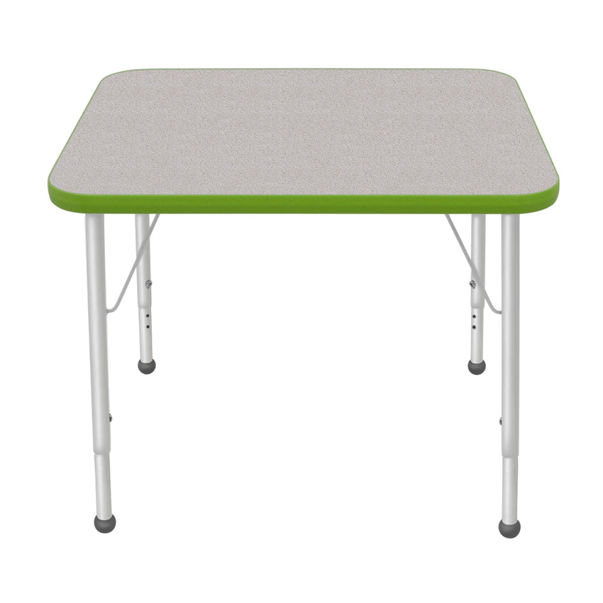 Mahar Creative Colors Small Rectangle Creative Colors Activity Table with Heavy Duty Laminate Top (24"W x 36"L x 22-30"H) - SchoolOutlet