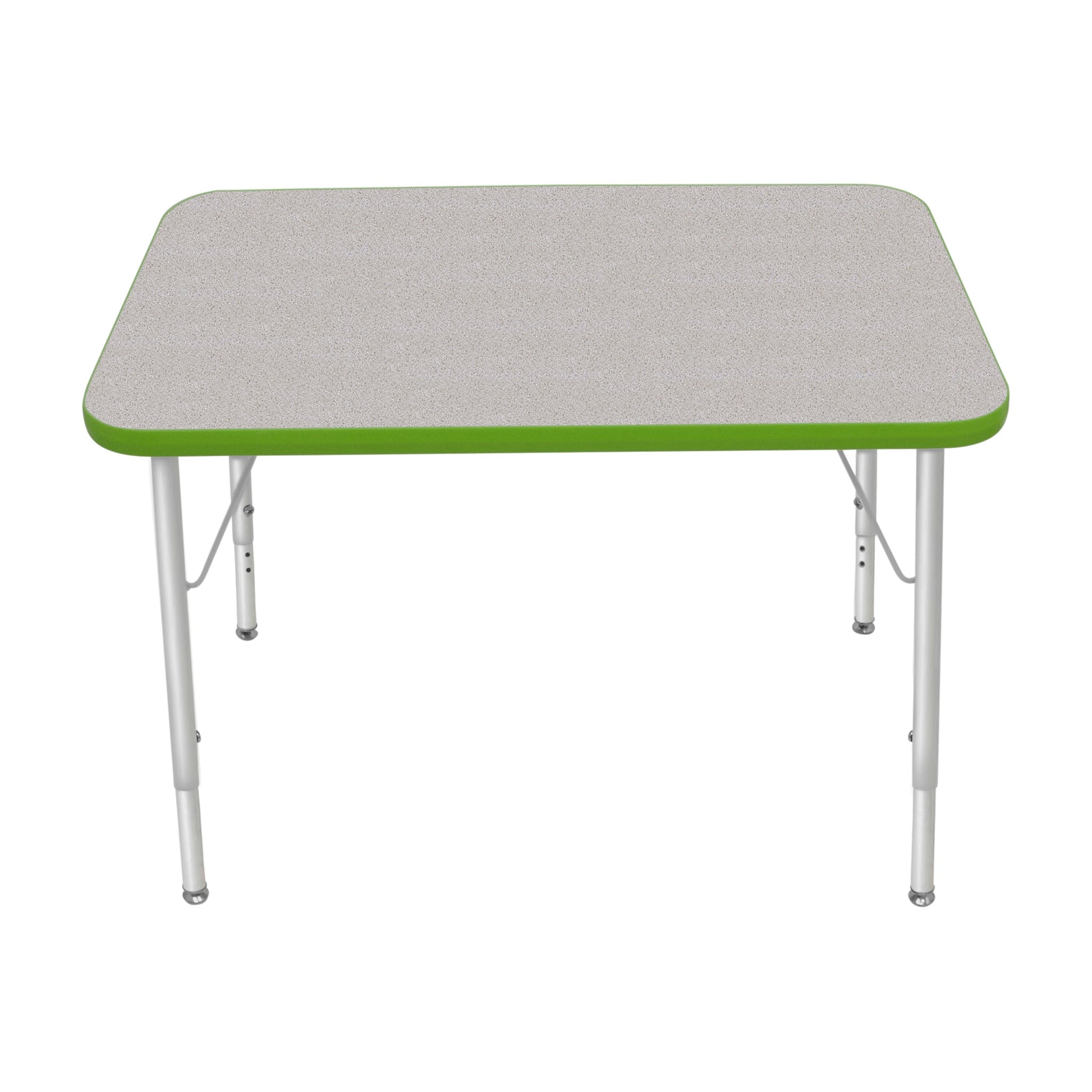 Mahar Creative Colors Small Rectangle Creative Colors Activity Table with Heavy Duty Laminate Top (24"W x 36"L x 22-30"H) - SchoolOutlet