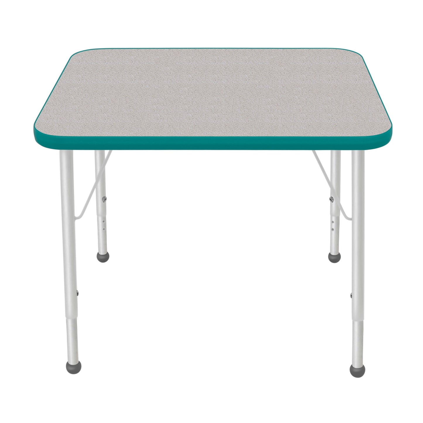 Mahar Creative Colors Small Rectangle Creative Colors Activity Table with Heavy Duty Laminate Top (24"W x 36"L x 22-30"H) - SchoolOutlet