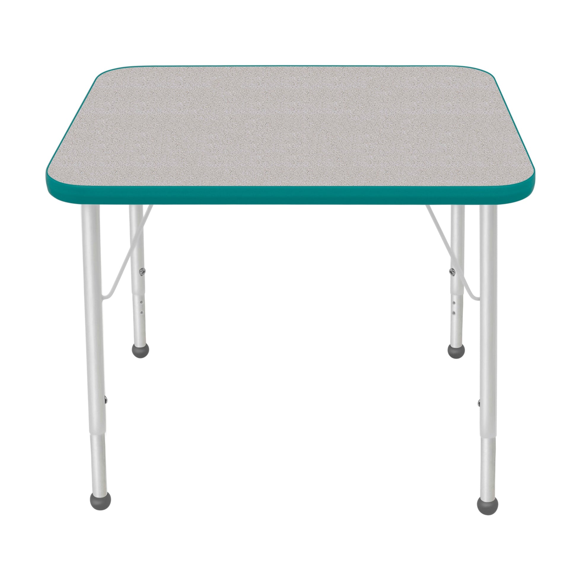 Mahar Creative Colors Small Rectangle Creative Colors Activity Table with Heavy Duty Laminate Top (24"W x 36"L x 22-30"H) - SchoolOutlet