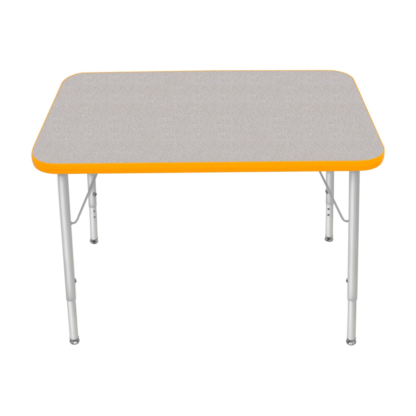 Mahar Creative Colors Small Rectangle Creative Colors Activity Table with Heavy Duty Laminate Top (24"W x 36"L x 22-30"H) - SchoolOutlet