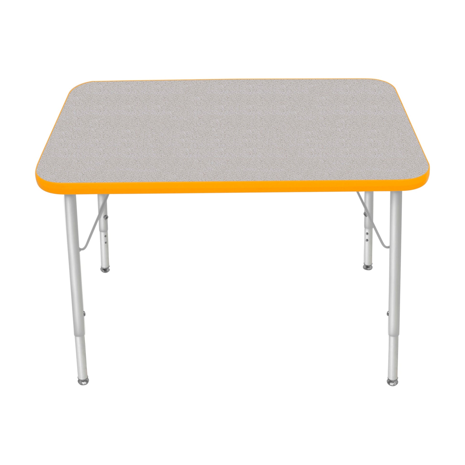 Mahar Creative Colors Small Rectangle Creative Colors Activity Table with Heavy Duty Laminate Top (24"W x 36"L x 22-30"H) - SchoolOutlet