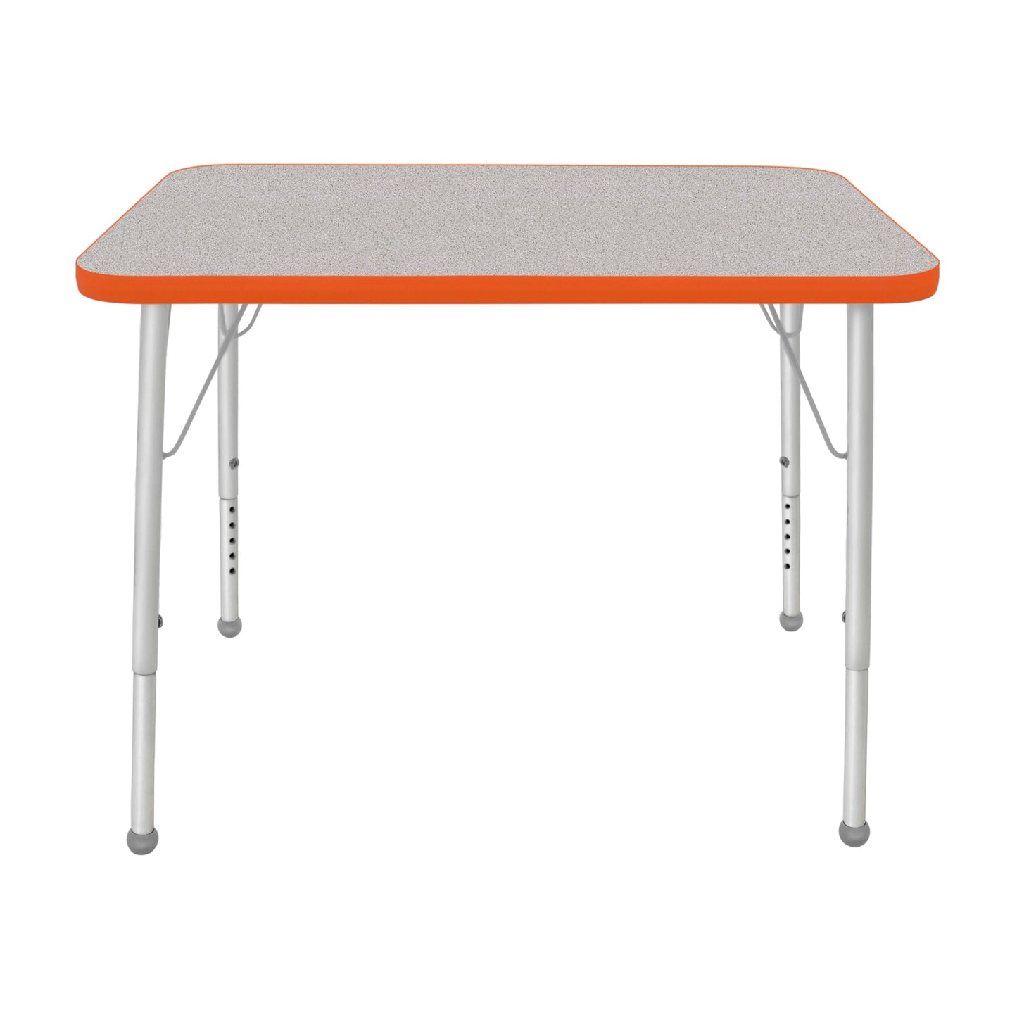 Mahar Creative Colors Small Rectangle Creative Colors Activity Table with Heavy Duty Laminate Top (24"W x 48"L x 22-30"H) - SchoolOutlet