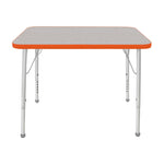 Mahar Creative Colors Small Rectangle Creative Colors Activity Table with Heavy Duty Laminate Top (24