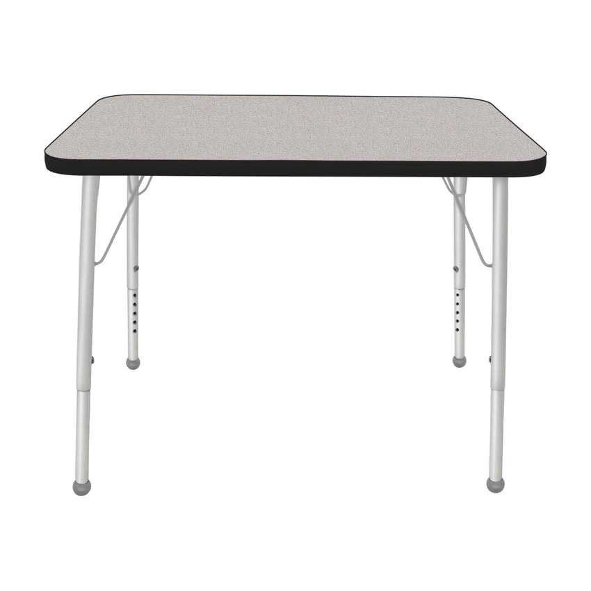 Mahar Creative Colors Small Rectangle Creative Colors Activity Table with Heavy Duty Laminate Top (24"W x 48"L x 22-30"H) - SchoolOutlet