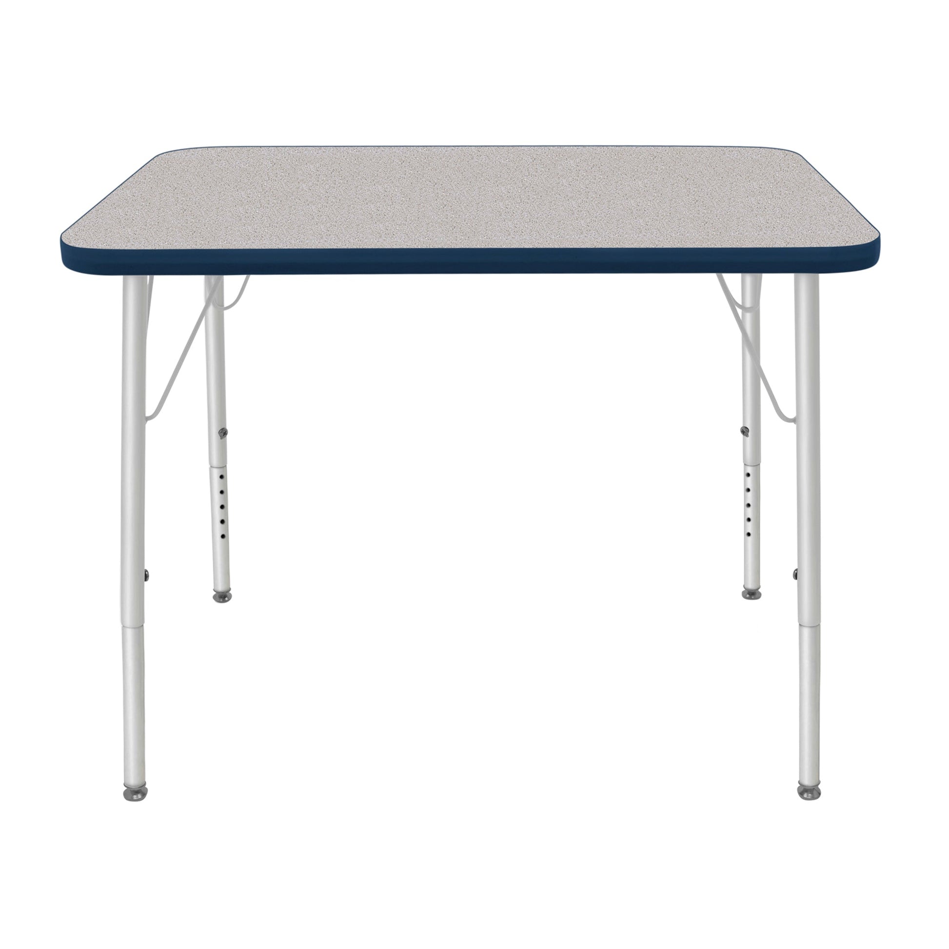 Mahar Creative Colors Small Rectangle Creative Colors Activity Table with Heavy Duty Laminate Top (24"W x 48"L x 22-30"H) - SchoolOutlet