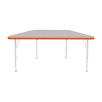 Mahar Creative Colors Small Trapezoid Creative Colors Activity Table with Heavy Duty Laminate Top (24