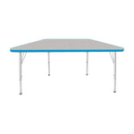 Mahar Creative Colors Small Trapezoid Creative Colors Activity Table with Heavy Duty Laminate Top (24