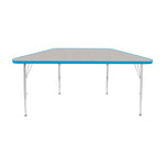 Mahar Creative Colors Small Trapezoid Creative Colors Activity Table with Heavy Duty Laminate Top (24