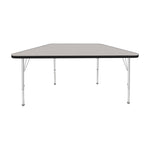 Mahar Creative Colors Small Trapezoid Creative Colors Activity Table with Heavy Duty Laminate Top (24