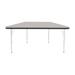 Mahar Creative Colors Small Trapezoid Creative Colors Activity Table with Heavy Duty Laminate Top (24