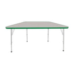 Mahar Creative Colors Small Trapezoid Creative Colors Activity Table with Heavy Duty Laminate Top (24