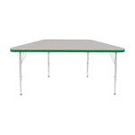 Mahar Creative Colors Small Trapezoid Creative Colors Activity Table with Heavy Duty Laminate Top (24