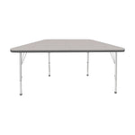 Mahar Creative Colors Small Trapezoid Creative Colors Activity Table with Heavy Duty Laminate Top (24