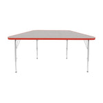 Mahar Creative Colors Small Trapezoid Creative Colors Activity Table with Heavy Duty Laminate Top (24