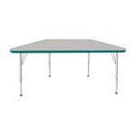 Mahar Creative Colors Small Trapezoid Creative Colors Activity Table with Heavy Duty Laminate Top (24