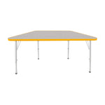 Mahar Creative Colors Small Trapezoid Creative Colors Activity Table with Heavy Duty Laminate Top (24