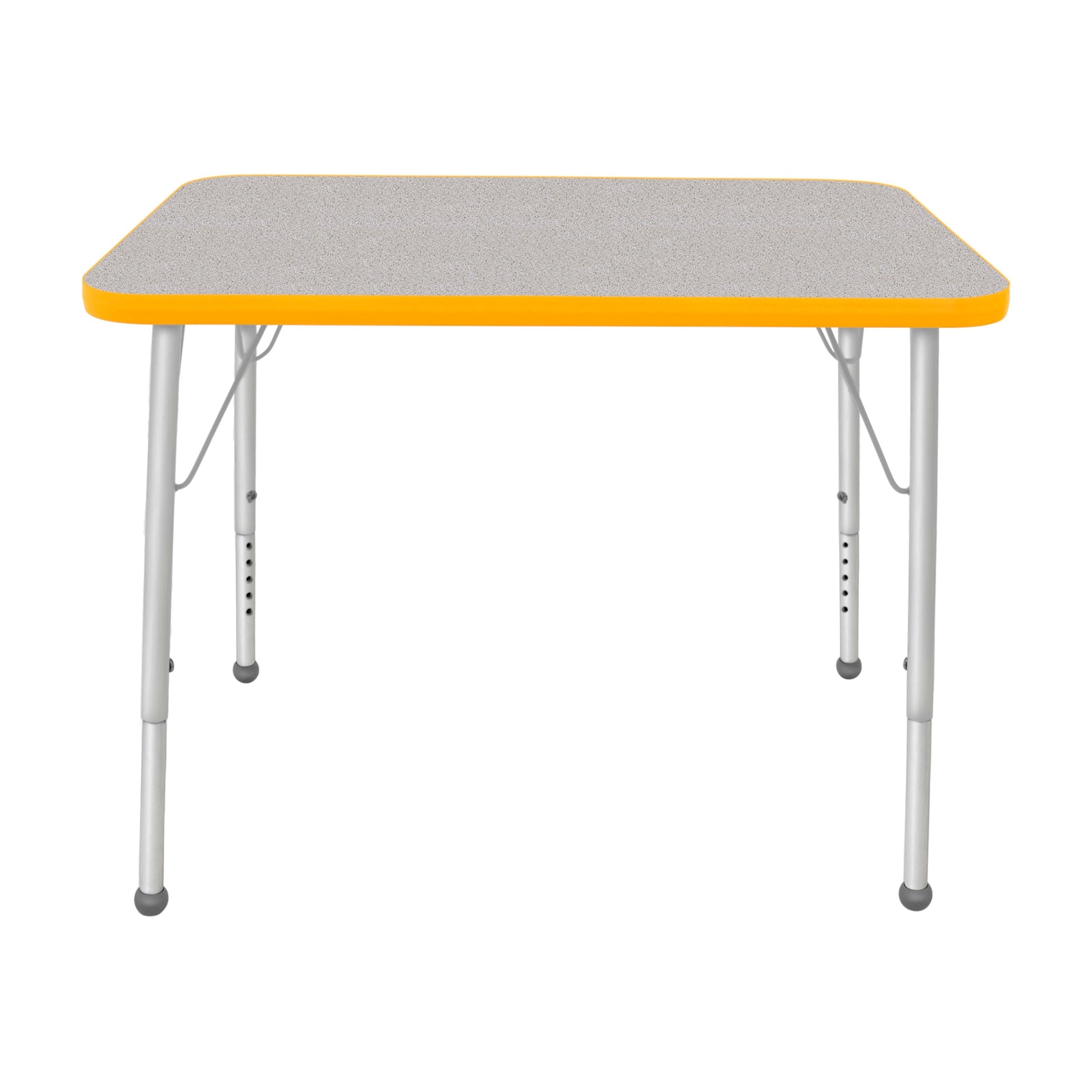 Mahar Creative Colors Small Rectangle Creative Colors Activity Table with Heavy Duty Laminate Top (24"W x 48"L x 22-30"H) - SchoolOutlet