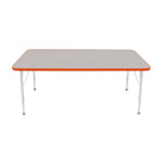 Mahar Creative Colors Large Rectangle Creative Colors Activity Table with Heavy Duty Laminate Top (30