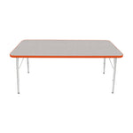 Mahar Creative Colors Large Rectangle Creative Colors Activity Table with Heavy Duty Laminate Top (30