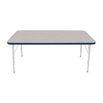 Mahar Creative Colors Large Rectangle Creative Colors Activity Table with Heavy Duty Laminate Top (30