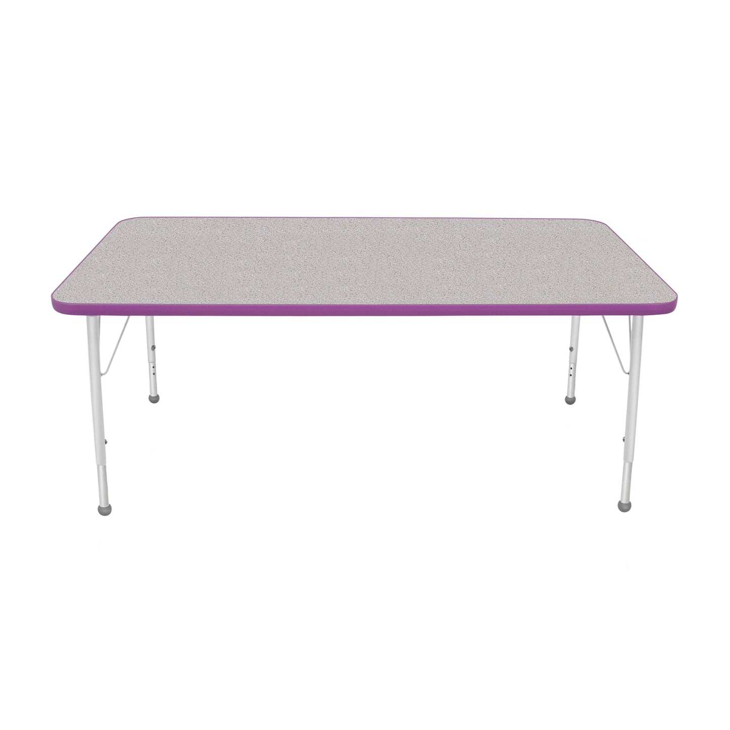 Mahar Creative Colors Large Rectangle Creative Colors Activity Table with Heavy Duty Laminate Top (30"W x 60"L x 22-30"H) - SchoolOutlet