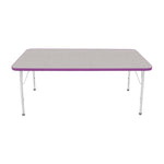 Mahar Creative Colors Large Rectangle Creative Colors Activity Table with Heavy Duty Laminate Top (30