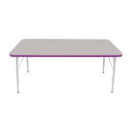 Mahar Creative Colors Large Rectangle Creative Colors Activity Table with Heavy Duty Laminate Top (30