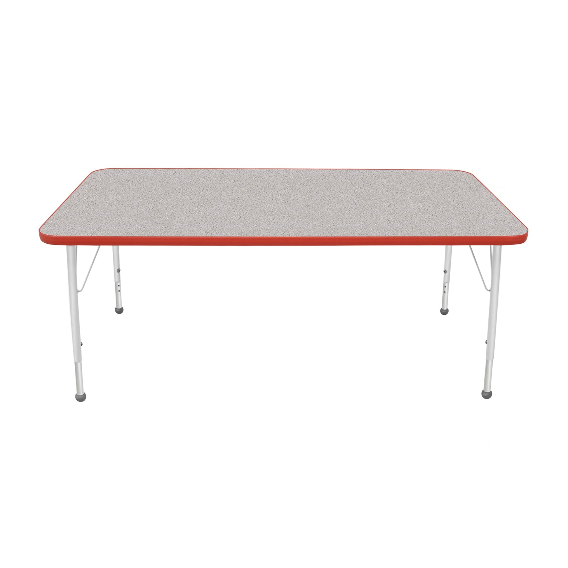 Mahar Creative Colors Large Rectangle Creative Colors Activity Table with Heavy Duty Laminate Top (30"W x 60"L x 22-30"H) - SchoolOutlet