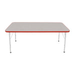 Mahar Creative Colors Large Rectangle Creative Colors Activity Table with Heavy Duty Laminate Top (30