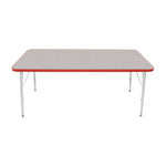 Mahar Creative Colors Large Rectangle Creative Colors Activity Table with Heavy Duty Laminate Top (30