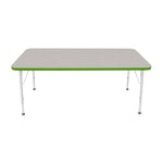 Mahar Creative Colors Large Rectangle Creative Colors Activity Table with Heavy Duty Laminate Top (30