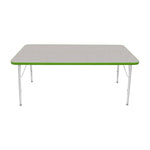 Mahar Creative Colors Large Rectangle Creative Colors Activity Table with Heavy Duty Laminate Top (30
