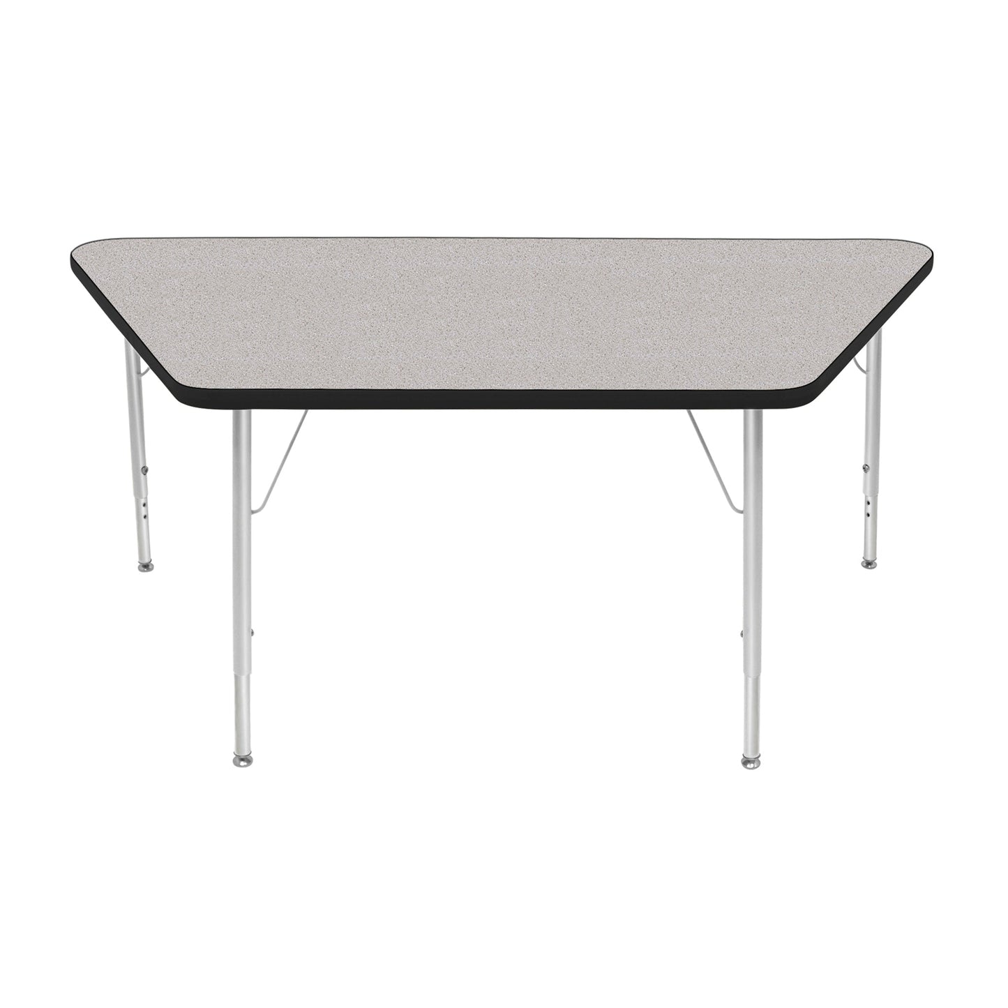 Mahar Creative Colors Large Trapezoid Creative Colors Activity Table with Heavy Duty Laminate Top (30"W x 60"L x 22-30"H) - SchoolOutlet