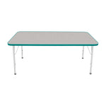 Mahar Creative Colors Large Rectangle Creative Colors Activity Table with Heavy Duty Laminate Top (30