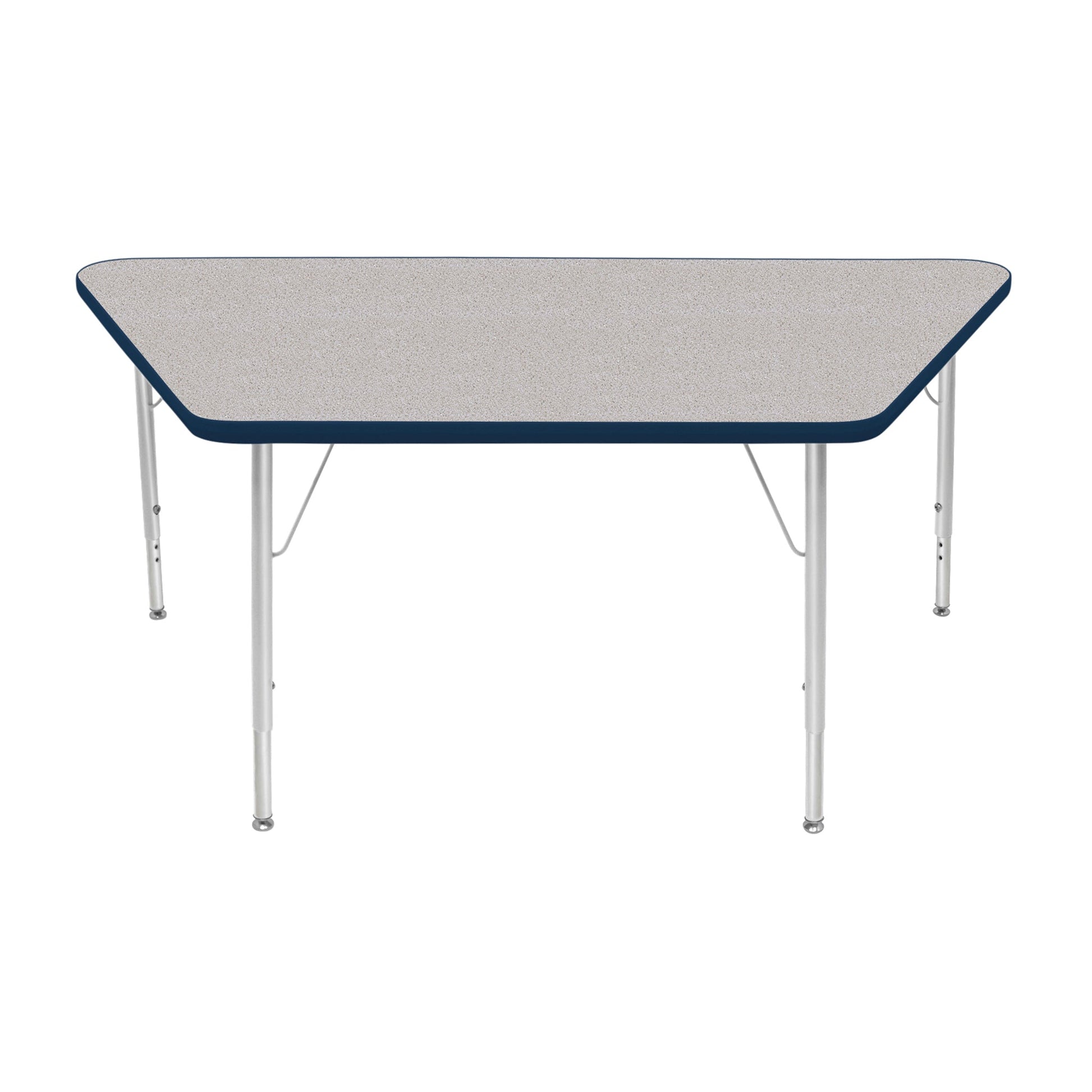 Mahar Creative Colors Large Trapezoid Creative Colors Activity Table with Heavy Duty Laminate Top (30"W x 60"L x 22-30"H) - SchoolOutlet
