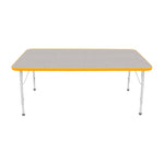 Mahar Creative Colors Large Rectangle Creative Colors Activity Table with Heavy Duty Laminate Top (30