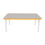 Mahar Creative Colors Large Rectangle Creative Colors Activity Table with Heavy Duty Laminate Top (30