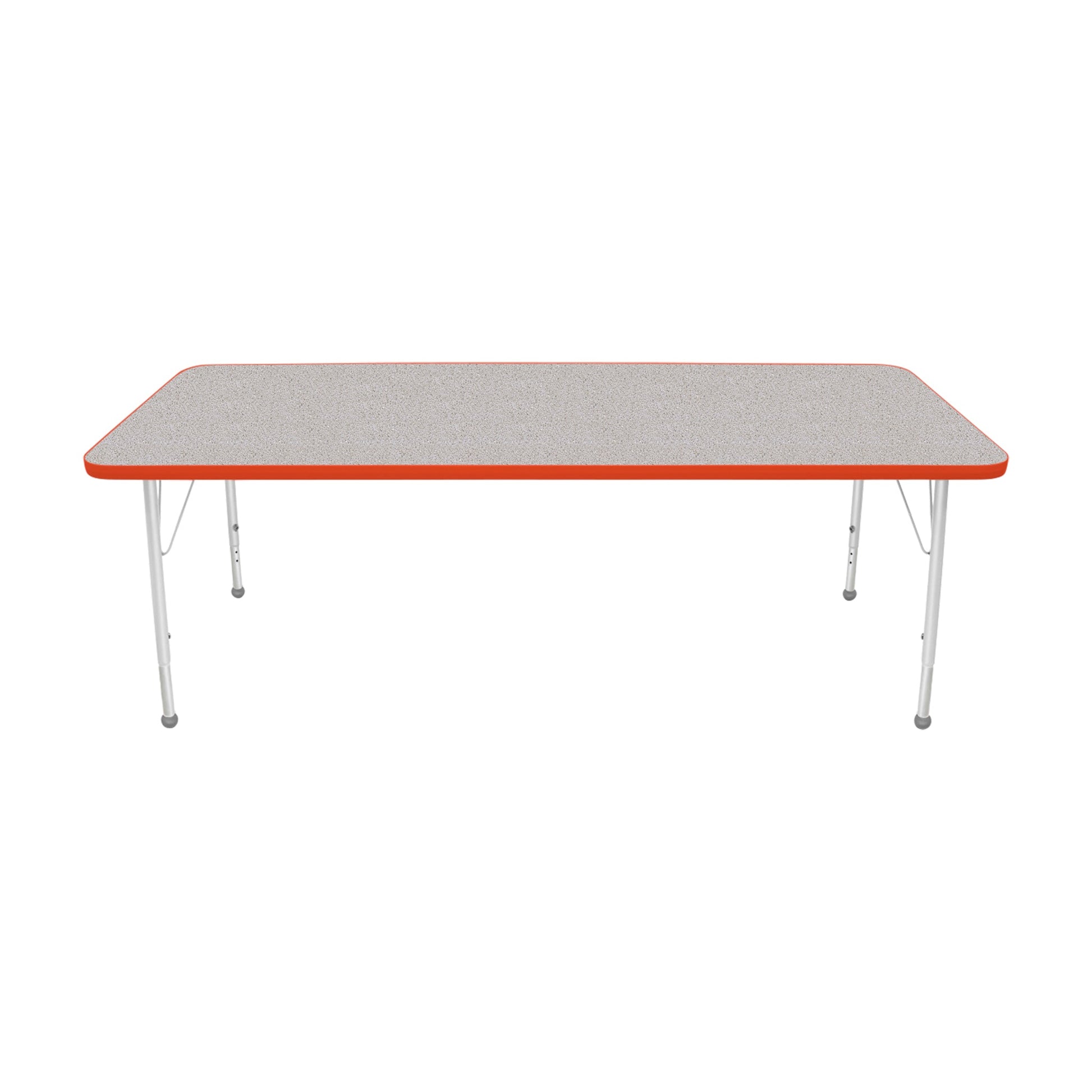 Mahar Creative Colors Small Rectangle Creative Colors Activity Table with Heavy Duty Laminate Top (30"W x 72"L x 22-30"H) - SchoolOutlet