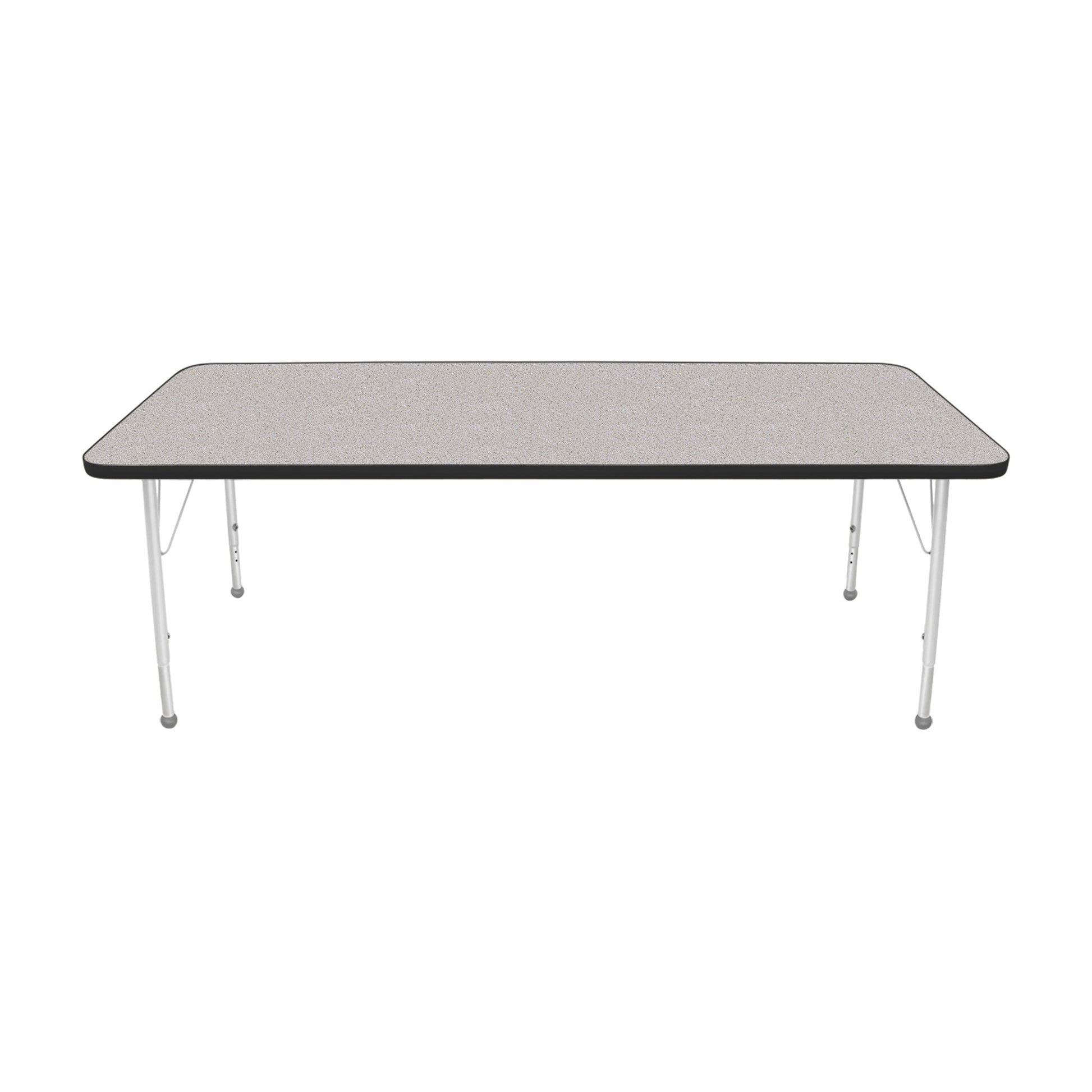 Mahar Creative Colors Small Rectangle Creative Colors Activity Table with Heavy Duty Laminate Top (30"W x 72"L x 22-30"H) - SchoolOutlet