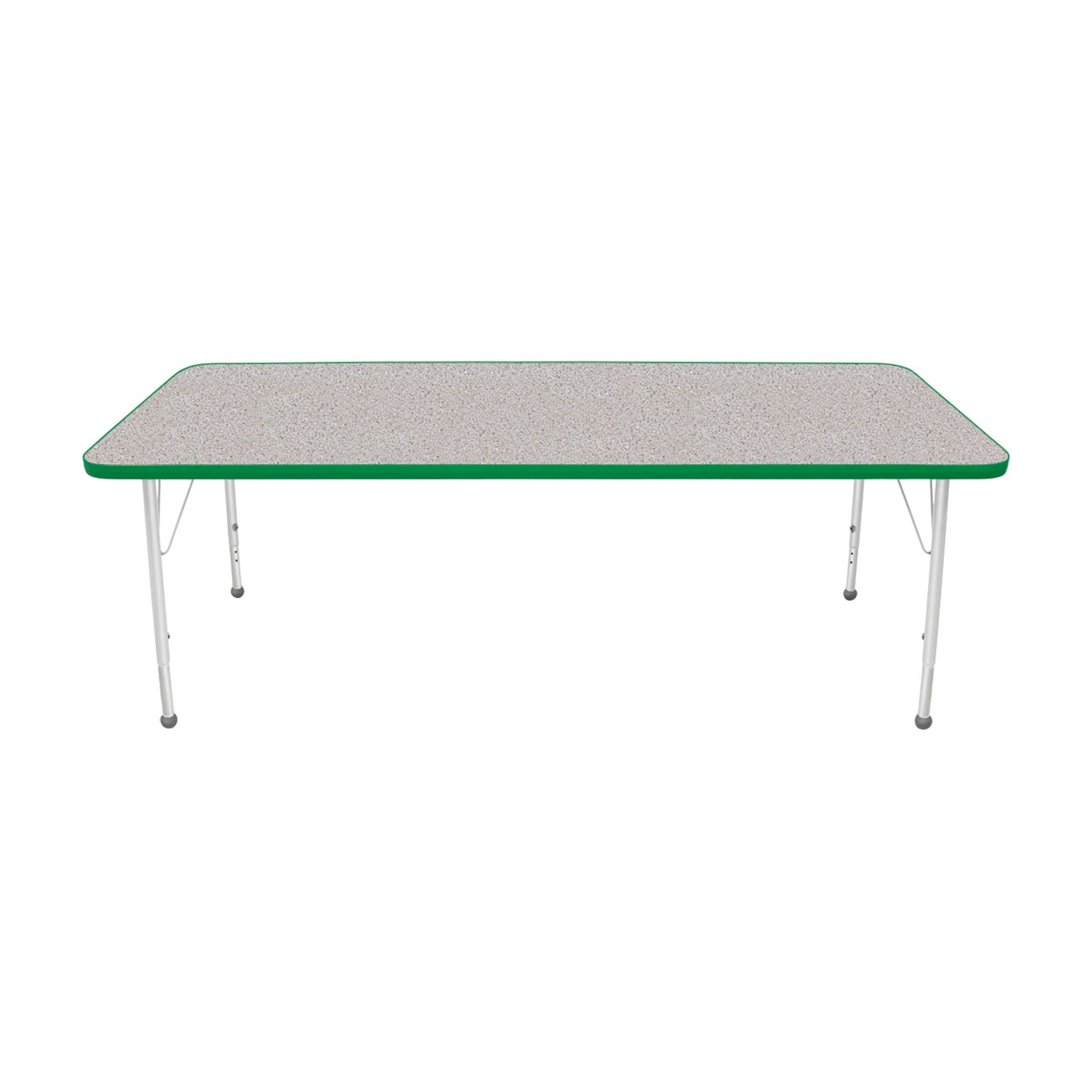 Mahar Creative Colors Small Rectangle Creative Colors Activity Table with Heavy Duty Laminate Top (30"W x 72"L x 22-30"H) - SchoolOutlet