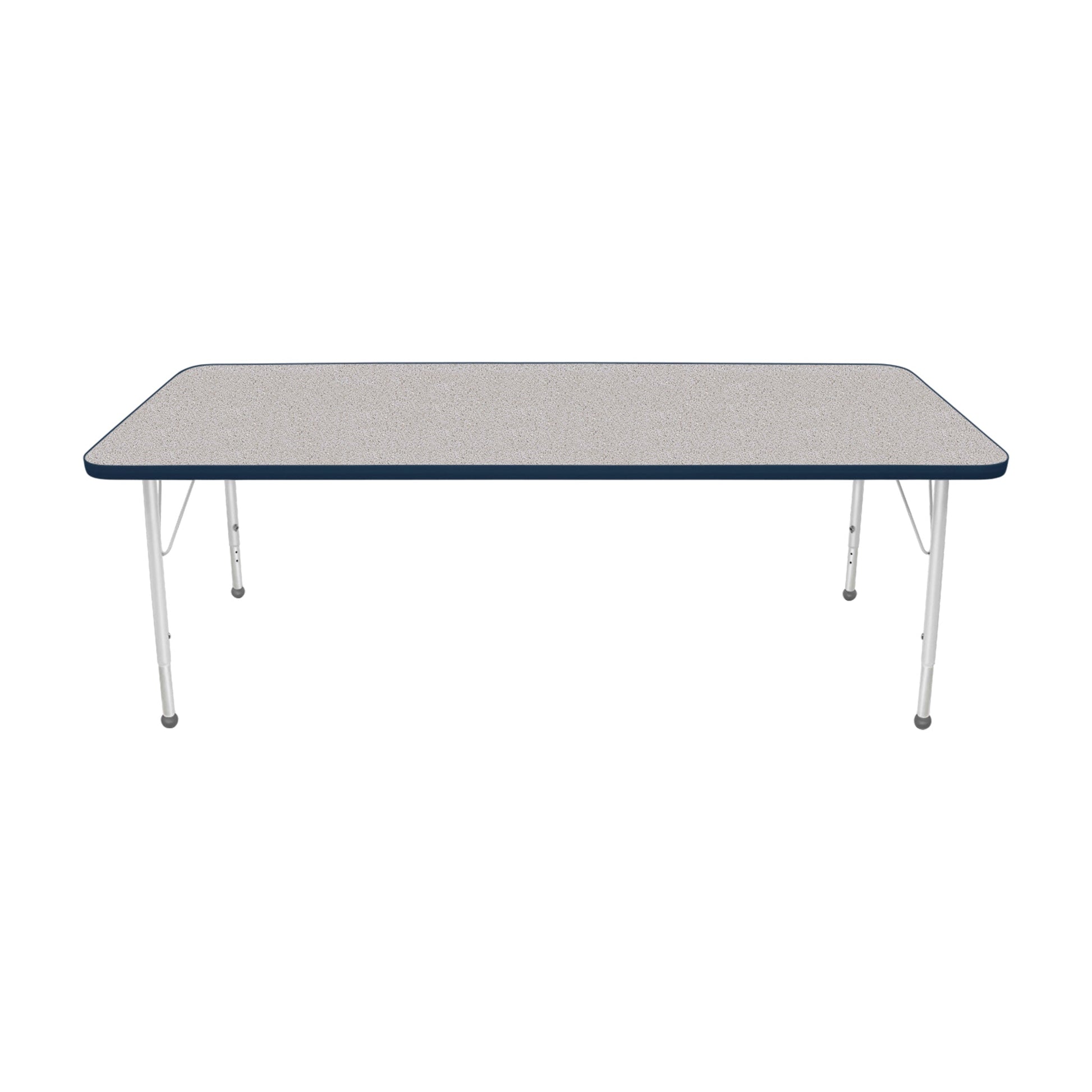 Mahar Creative Colors Small Rectangle Creative Colors Activity Table with Heavy Duty Laminate Top (30"W x 72"L x 22-30"H) - SchoolOutlet