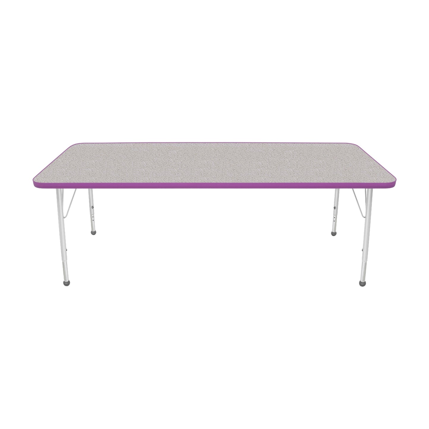 Mahar Creative Colors Small Rectangle Creative Colors Activity Table with Heavy Duty Laminate Top (30"W x 72"L x 22-30"H) - SchoolOutlet