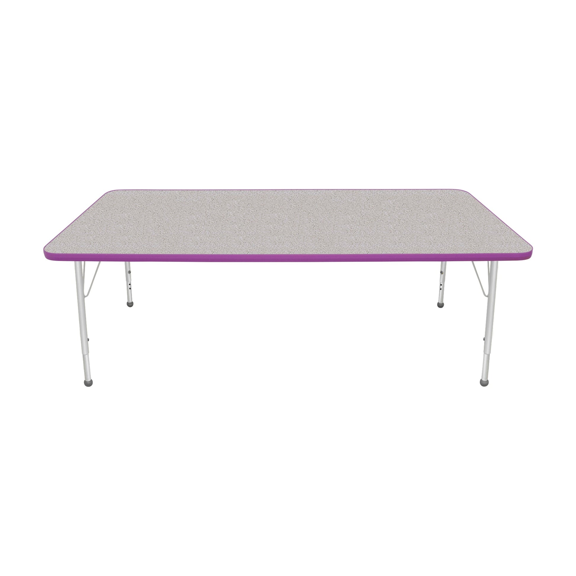 Mahar Creative Colors Large Rectangle Creative Colors Activity Table with Heavy Duty Laminate Top (36"W x 72"L x 22-30"H) - SchoolOutlet