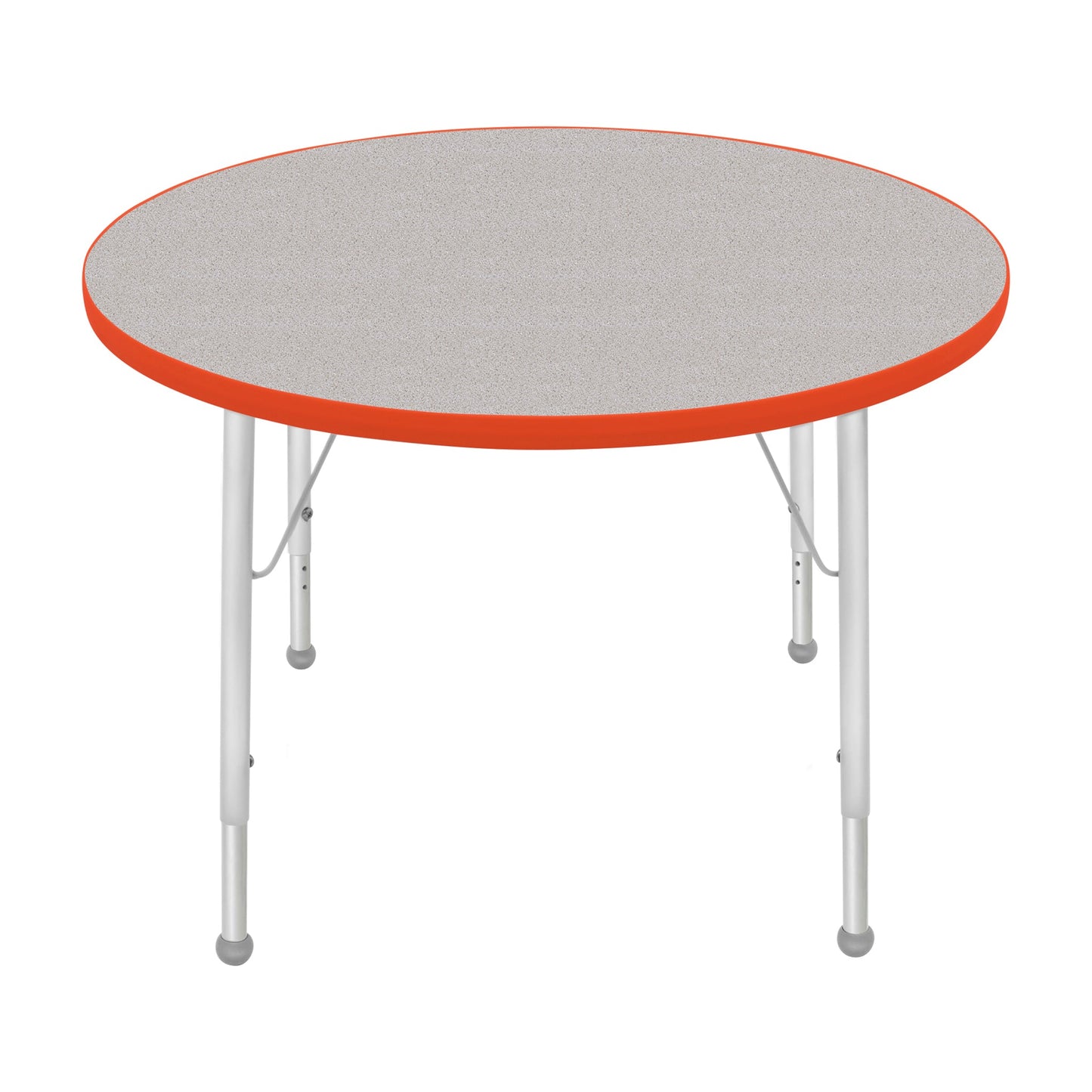 Mahar Creative Colors Large Round Creative Colors Activity Table with Heavy Duty Laminate Top (36" Diameter x 22-30"H) - SchoolOutlet