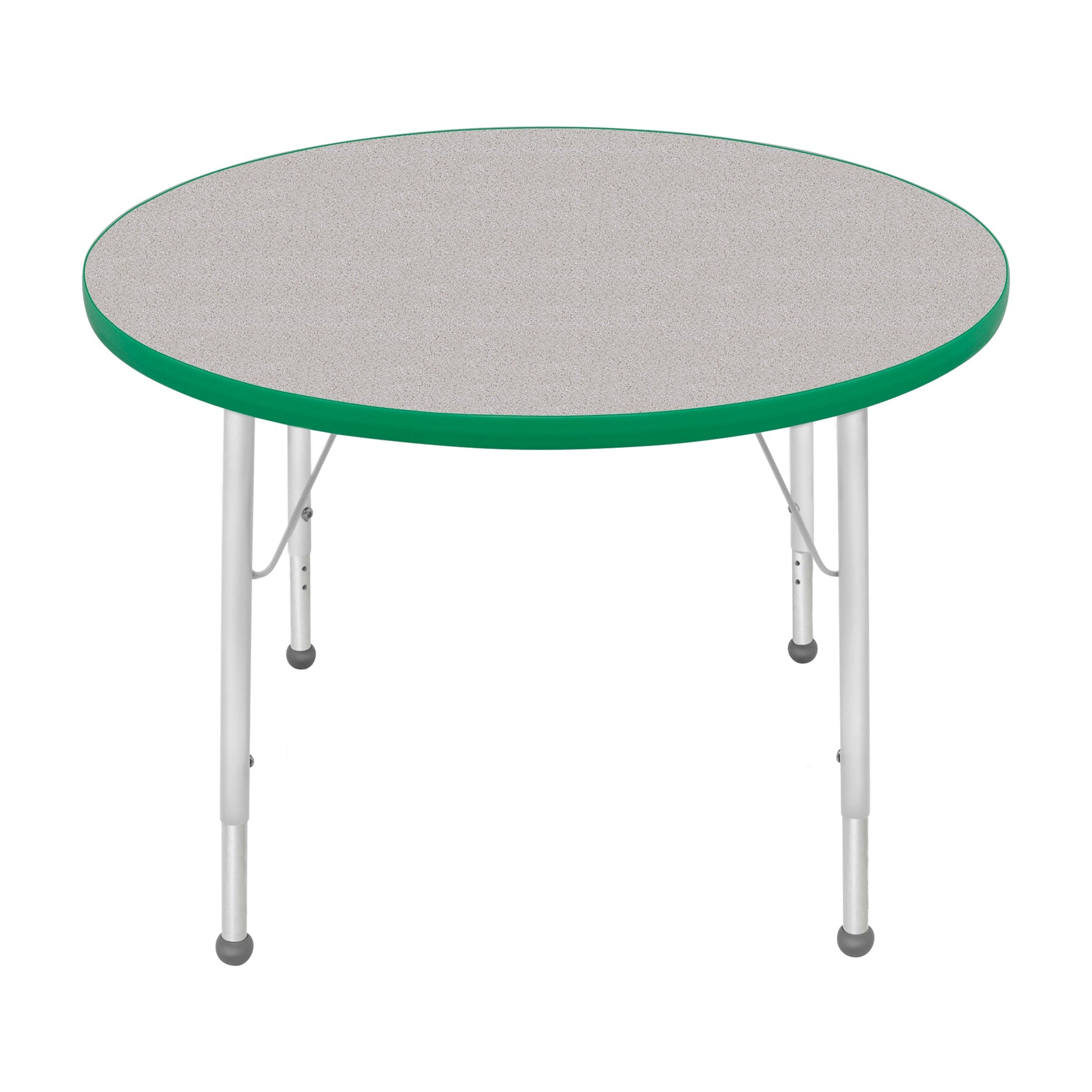 Mahar Creative Colors Large Round Creative Colors Activity Table with Heavy Duty Laminate Top (36" Diameter x 22-30"H) - SchoolOutlet