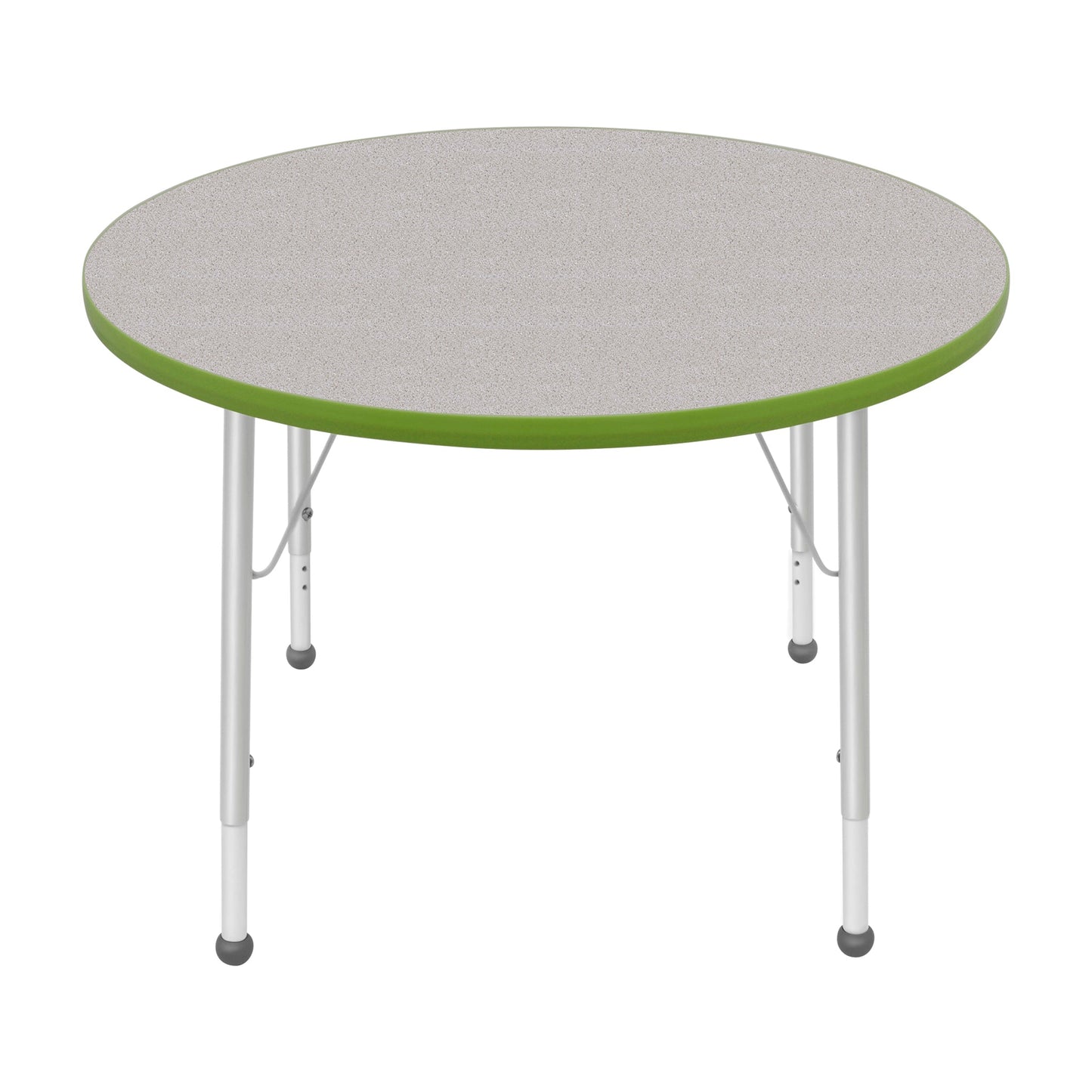 Mahar Creative Colors Large Round Creative Colors Activity Table with Heavy Duty Laminate Top (36" Diameter x 22-30"H) - SchoolOutlet