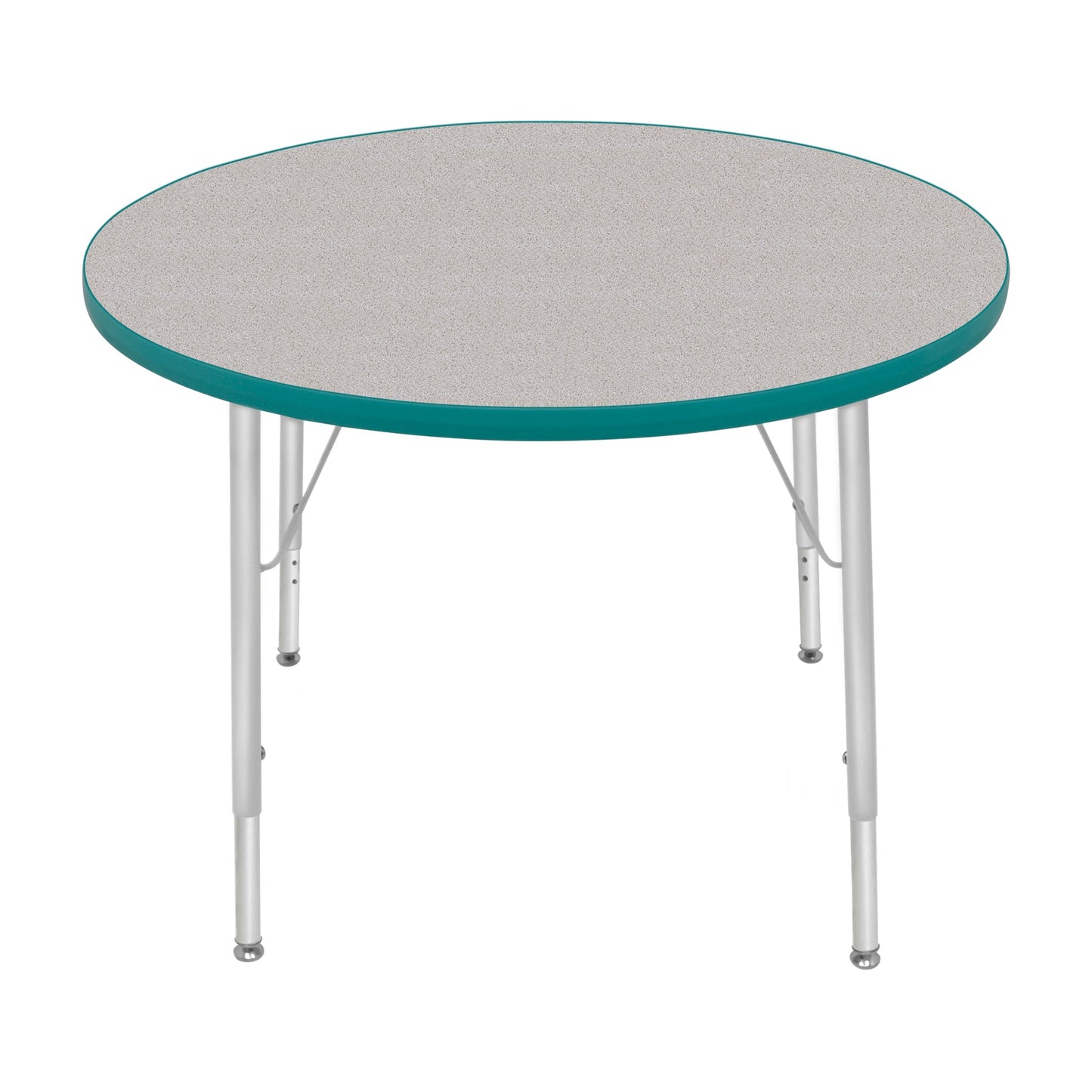Mahar Creative Colors Large Round Creative Colors Activity Table with Heavy Duty Laminate Top (36" Diameter x 22-30"H) - SchoolOutlet