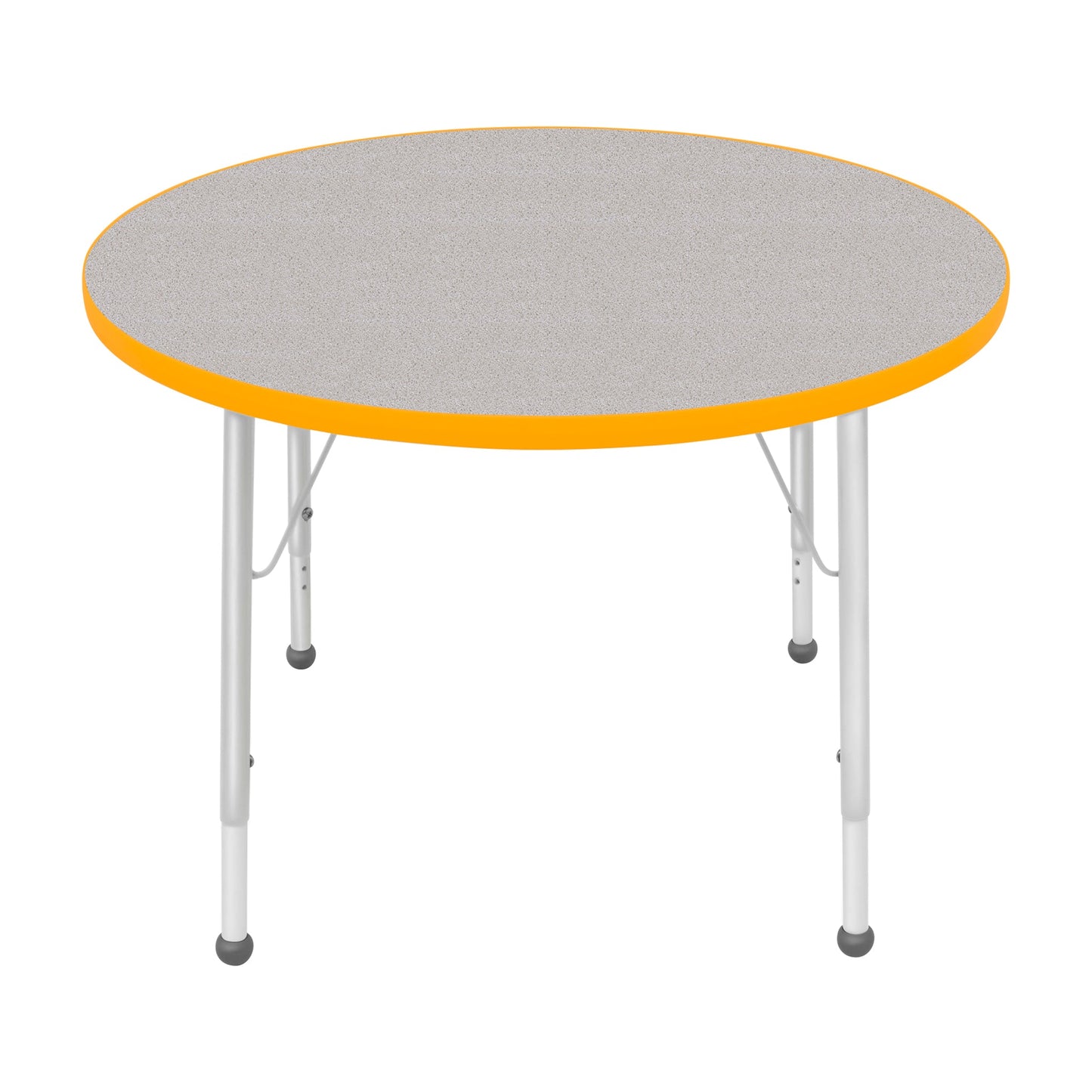 Mahar Creative Colors Large Round Creative Colors Activity Table with Heavy Duty Laminate Top (36" Diameter x 22-30"H) - SchoolOutlet