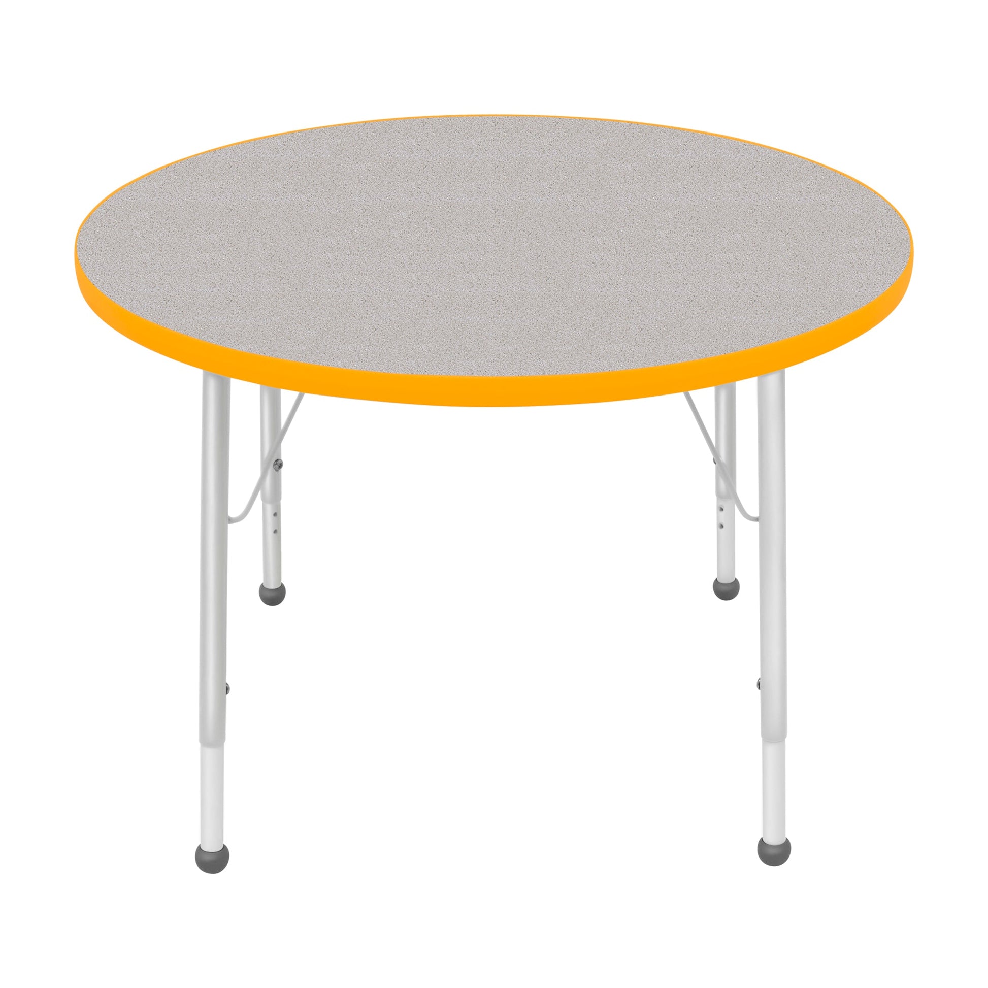 Mahar Creative Colors Large Round Creative Colors Activity Table with Heavy Duty Laminate Top (36" Diameter x 22-30"H) - SchoolOutlet